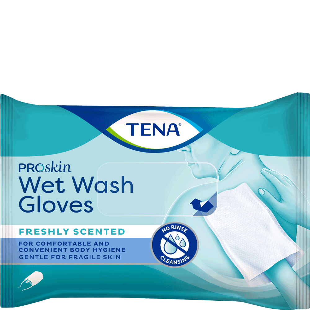 Bild: TENA Wet Wash Gloves 