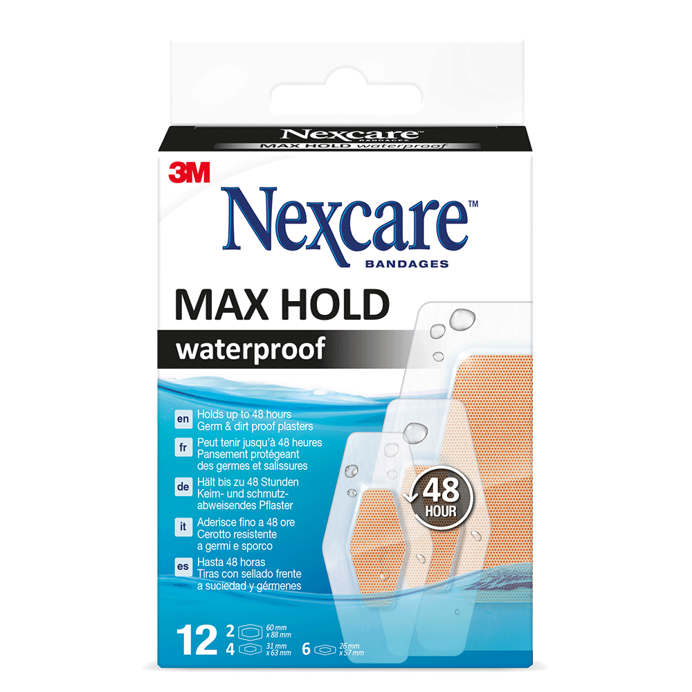 Bild: Nexcare Max Hold wasserfest Pflasterset 