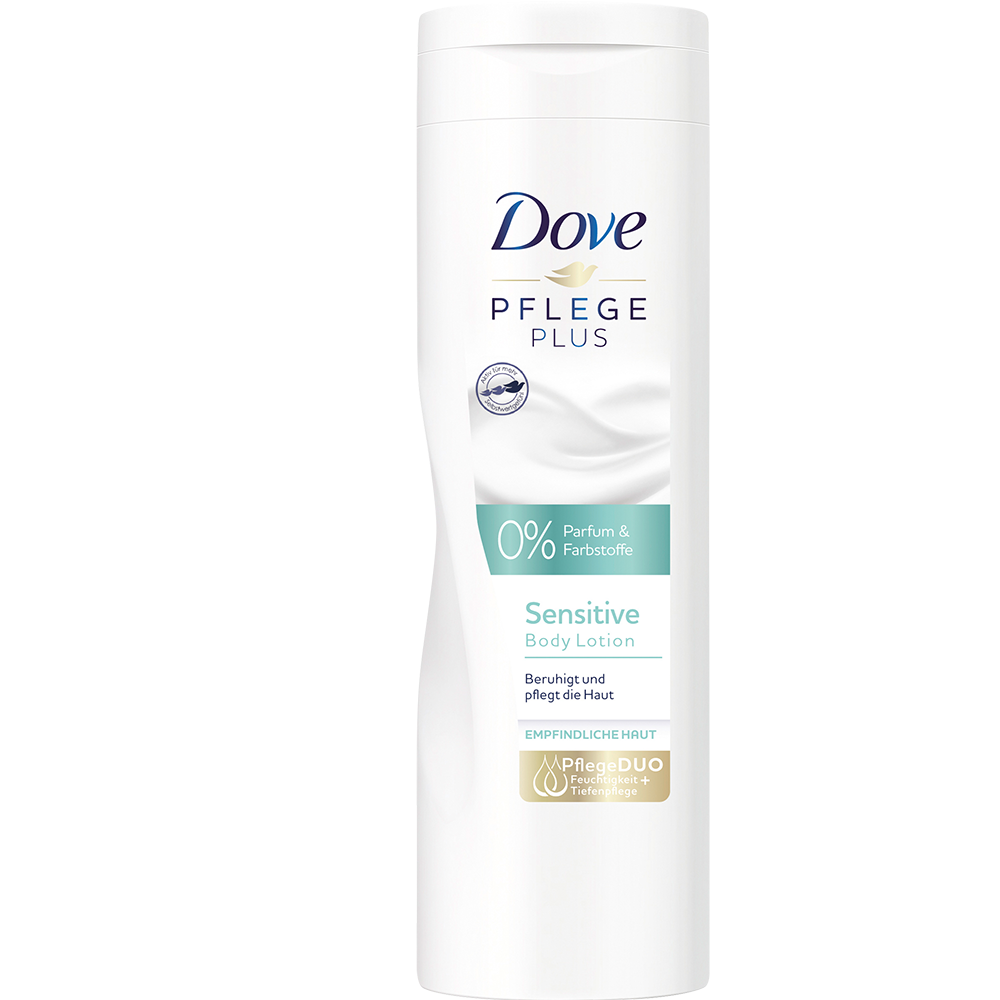 Bild: Dove Pflege Plus Sensitive Body Lotion 