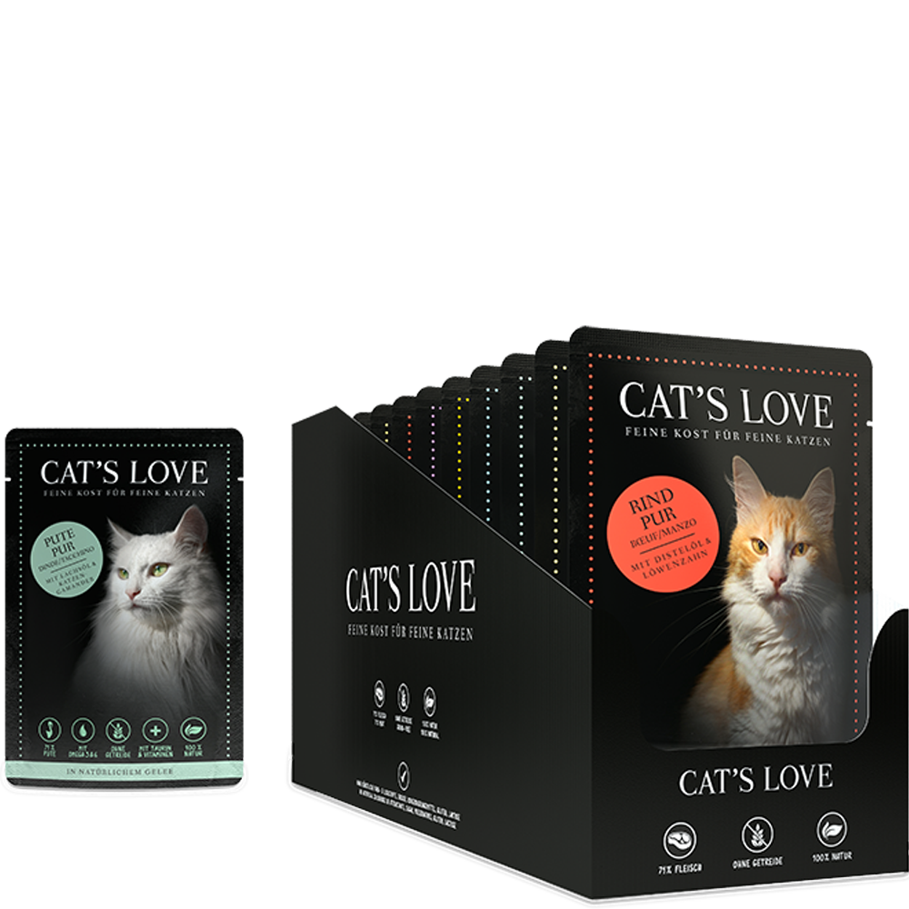 Bild: CAT'S LOVE Multipack Katzenfutter 