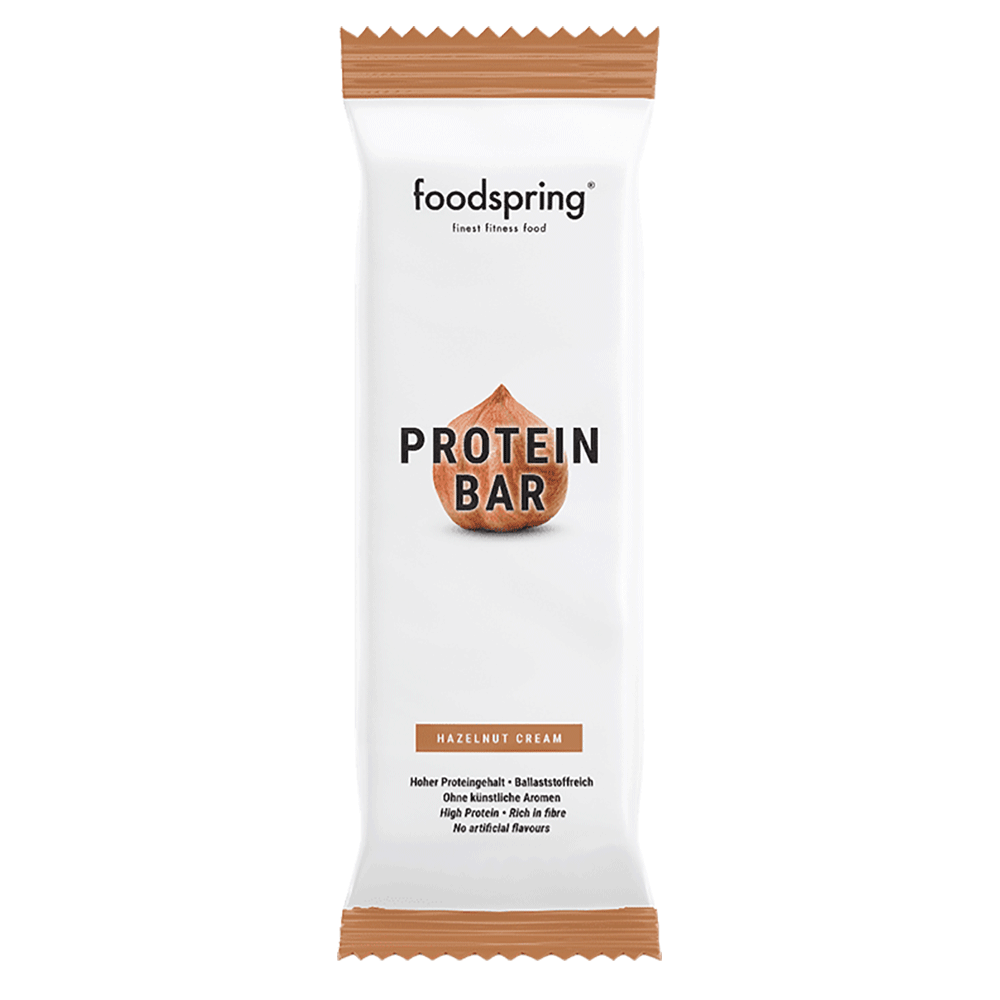 Bild: foodspring Protein Bar Hazelnut Cream 