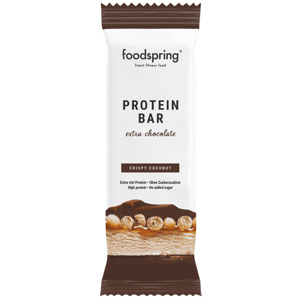 Bild: foodspring Protein Bar Crispy Coconut 