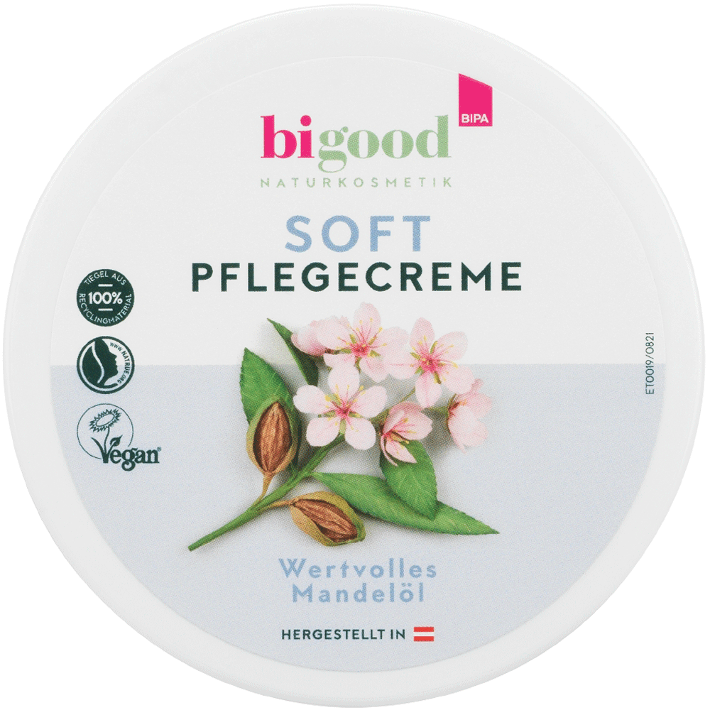 Bild: bi good Soft Pflegecreme Mandelöl 