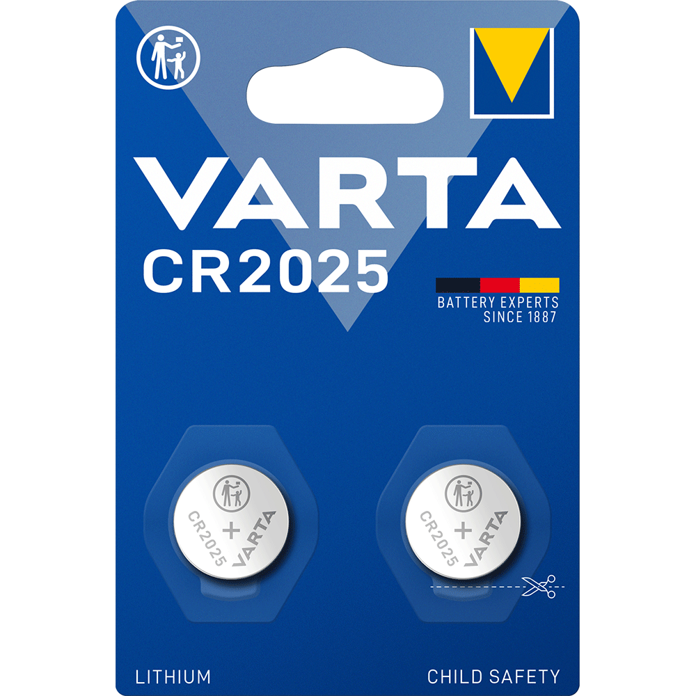 Bild: Varta Knopfbatterie CR2025 