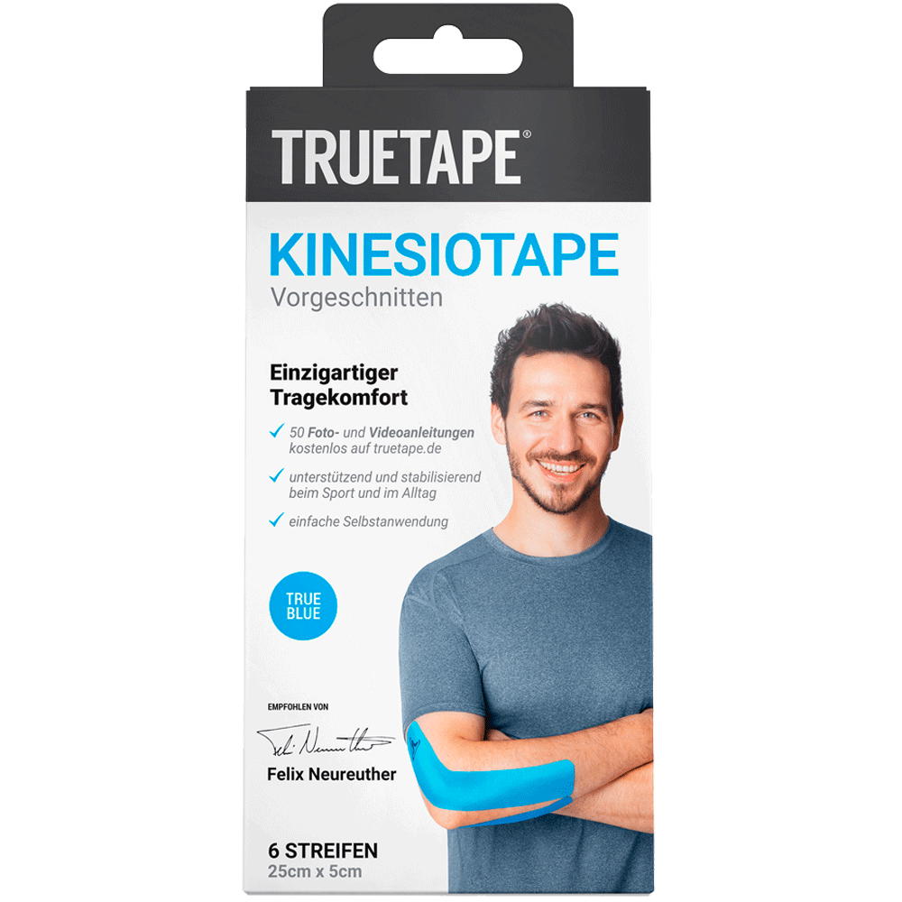 Bild: True Tape Kinesio Tape Vorgeschnitten 