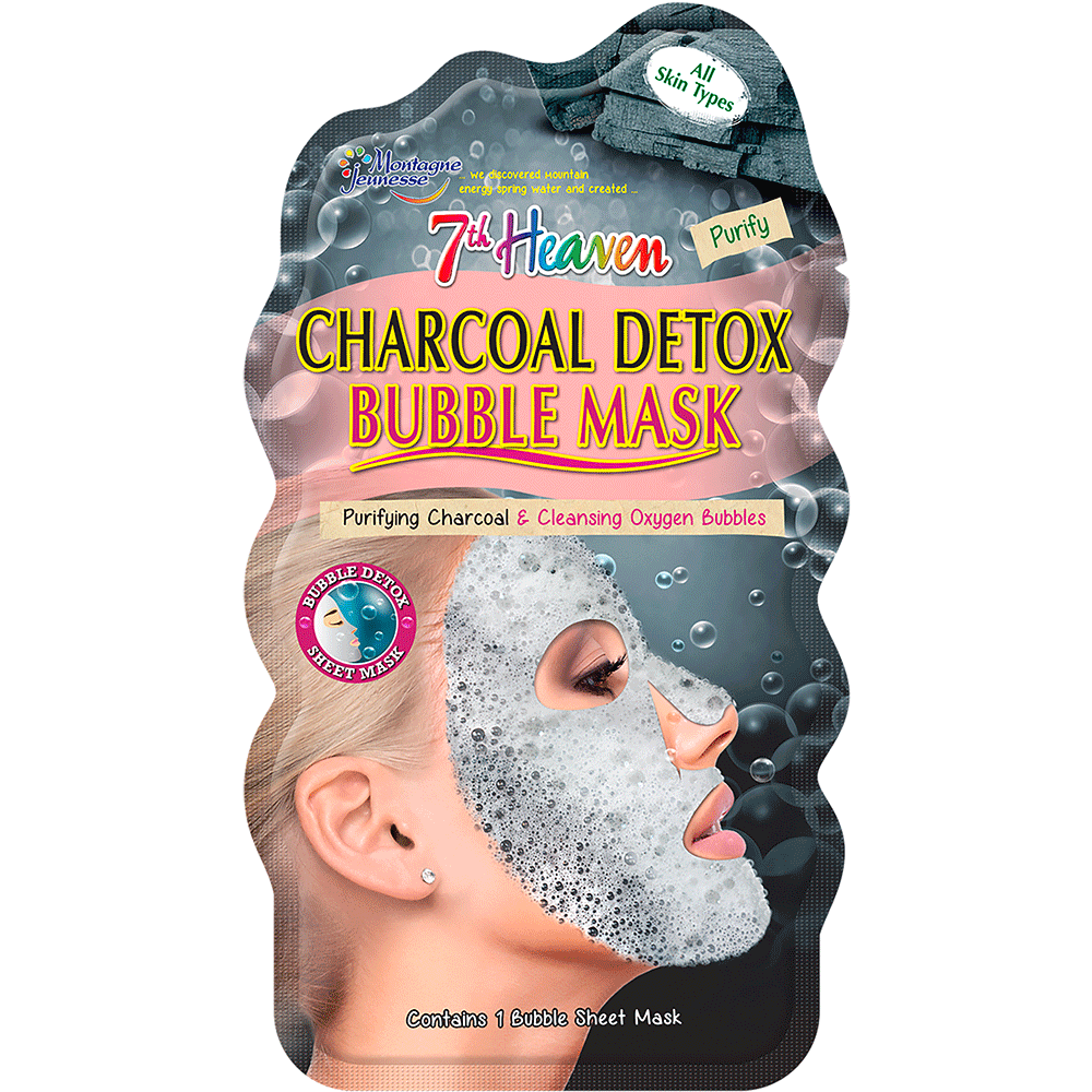 Bild: Montagne Jeunesse 7th Heaven Charcoal Detox Bubble Maske 