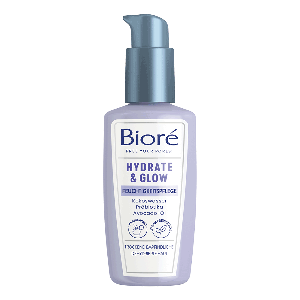 Bild: Bioré Hydrate & Glow Feuchtigkeitspflege 