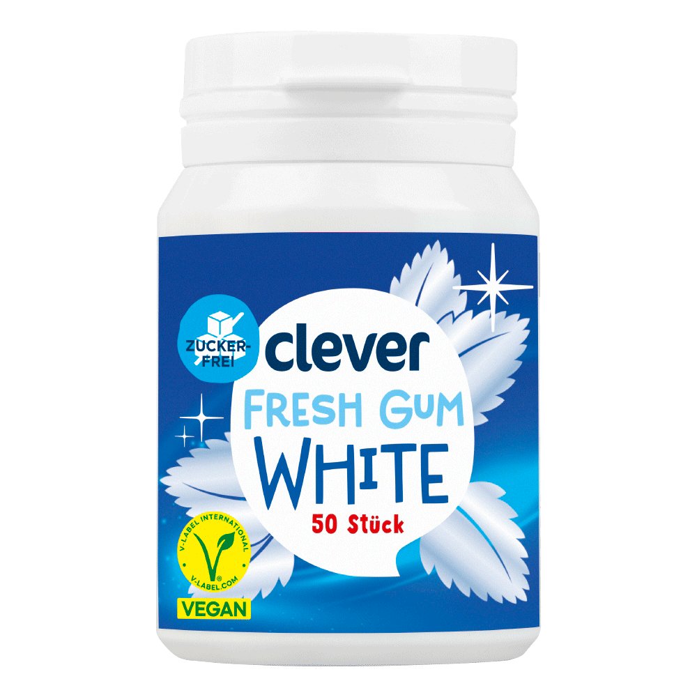 Bild: clever Kaugummi White 