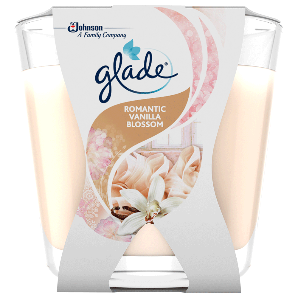 Bild: Glade Decor Duftkerze Romantic Vanilla Blossom 