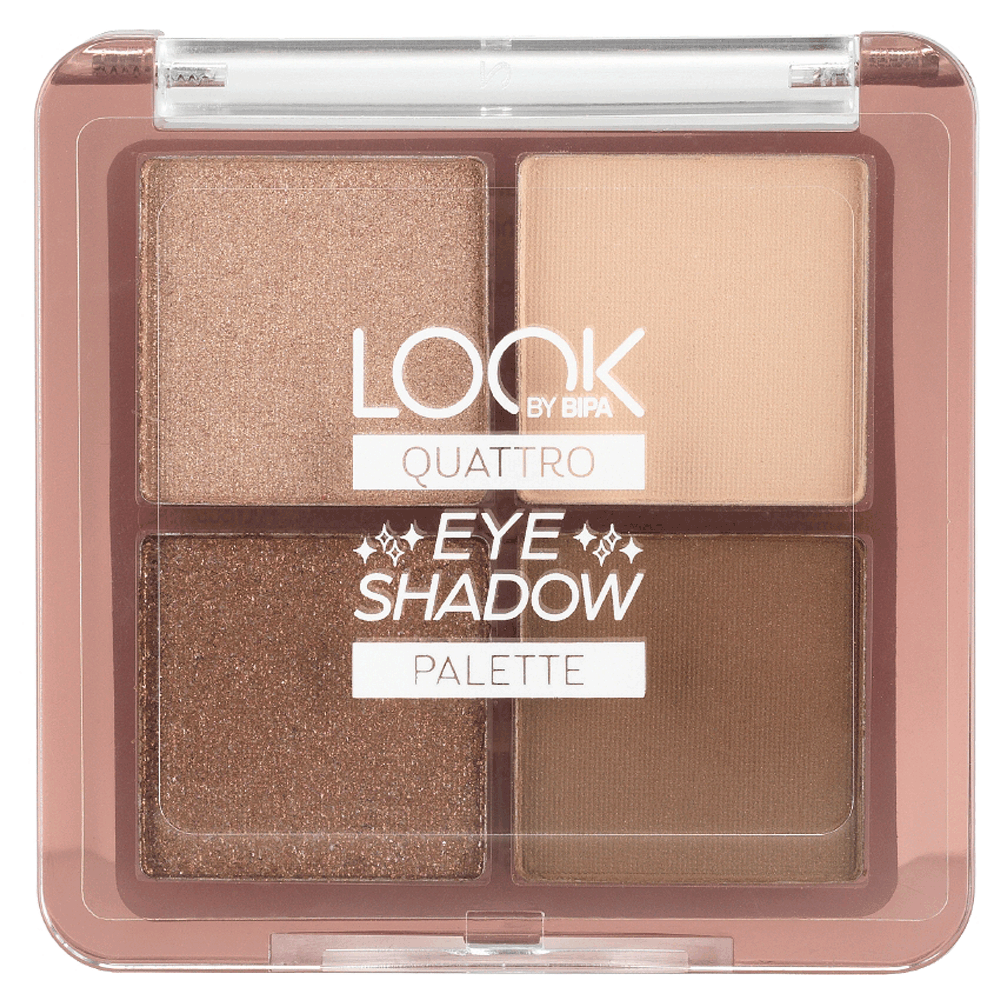 Bild: LOOK BY BIPA Quattro Eyeshadow Palette Natural Beauty