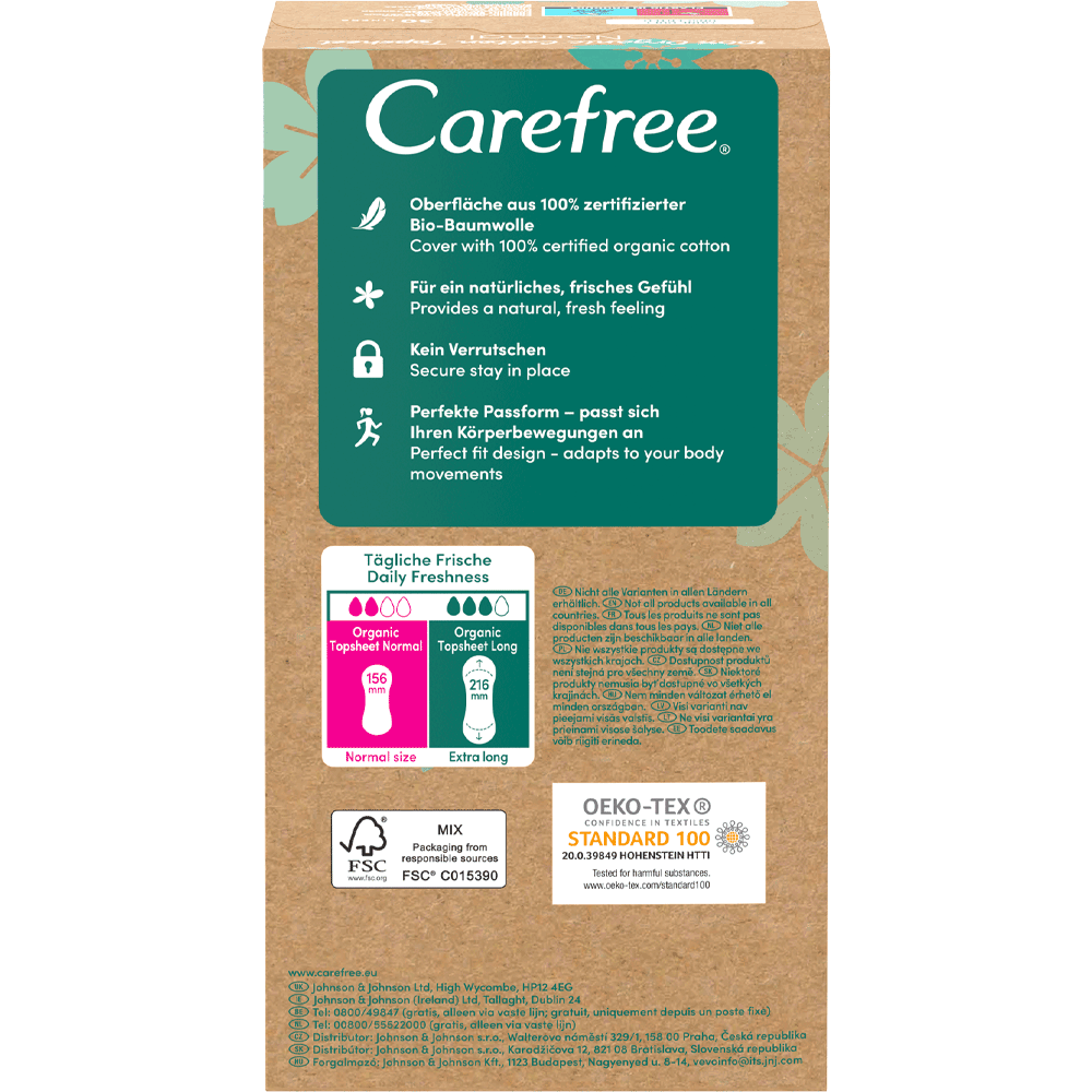 Bild: Carefree Organic Normal 30stk 