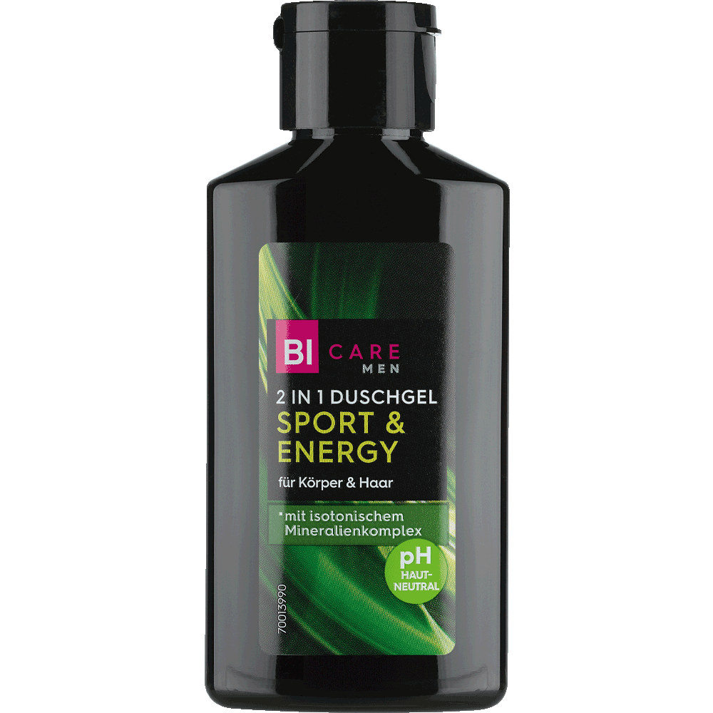 Bild: BI CARE MEN 2in1 Duschgel Sport & Energy Mini 