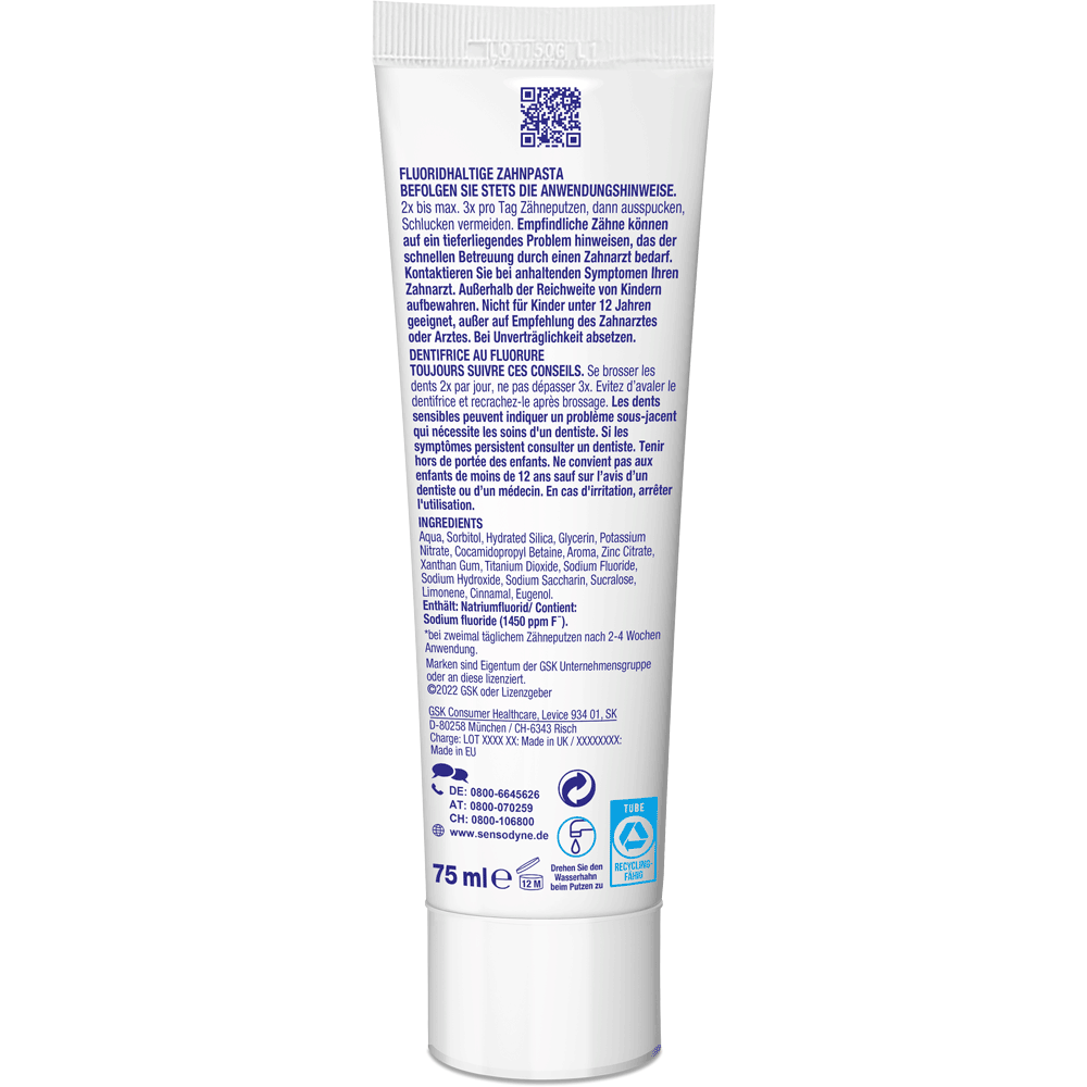 Bild: SENSODYNE Zahncreme Multicare Original 