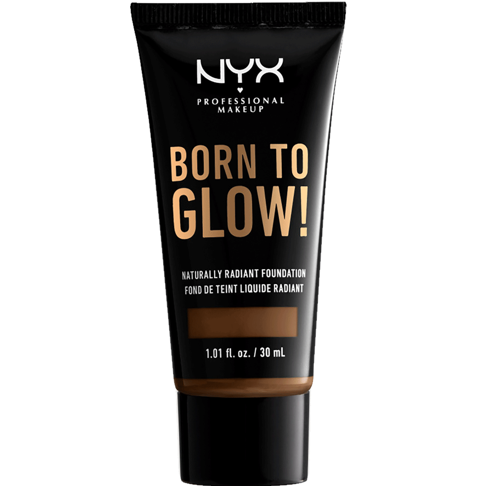 Bild: NYX Professional Make-up Born To Glow Naturally Radiant Foundation cocoa