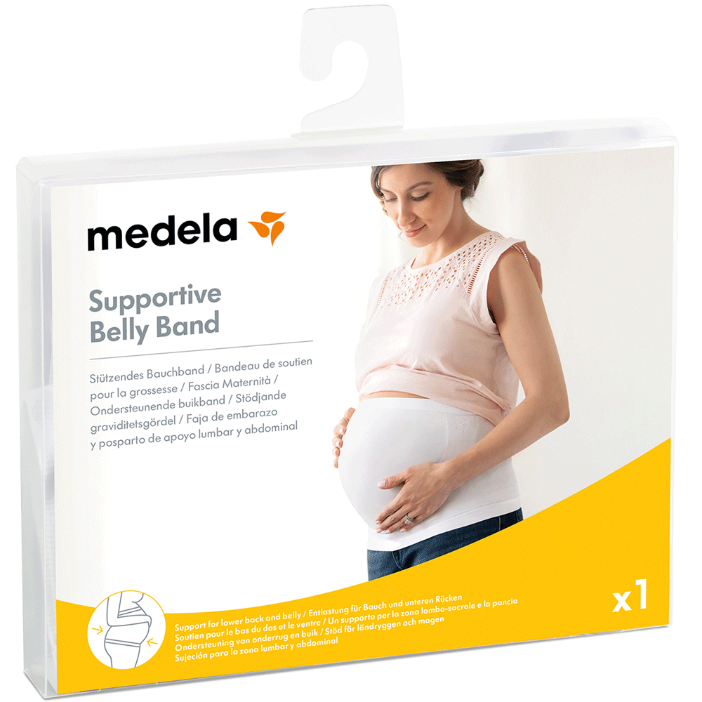 Bild: Medela Stützendes Bauchband weiß