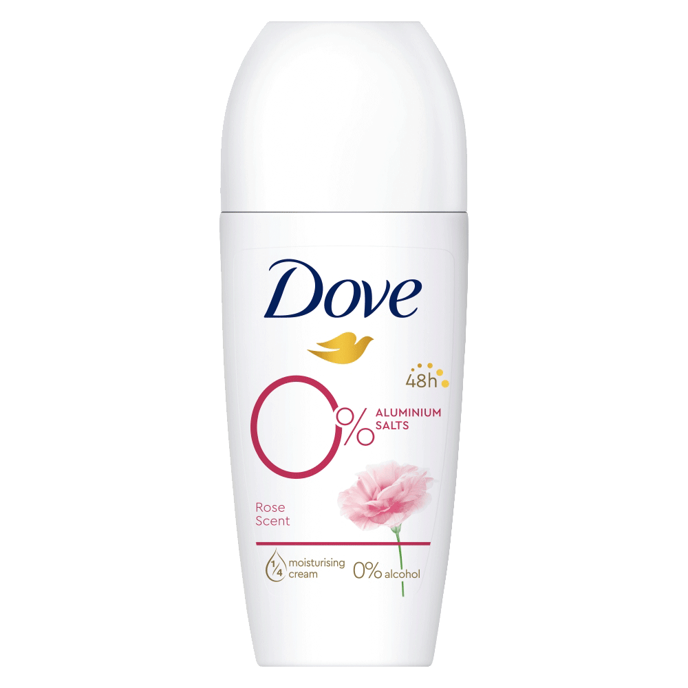 Bild: Dove Deo Roll On 0% Rose Scent 