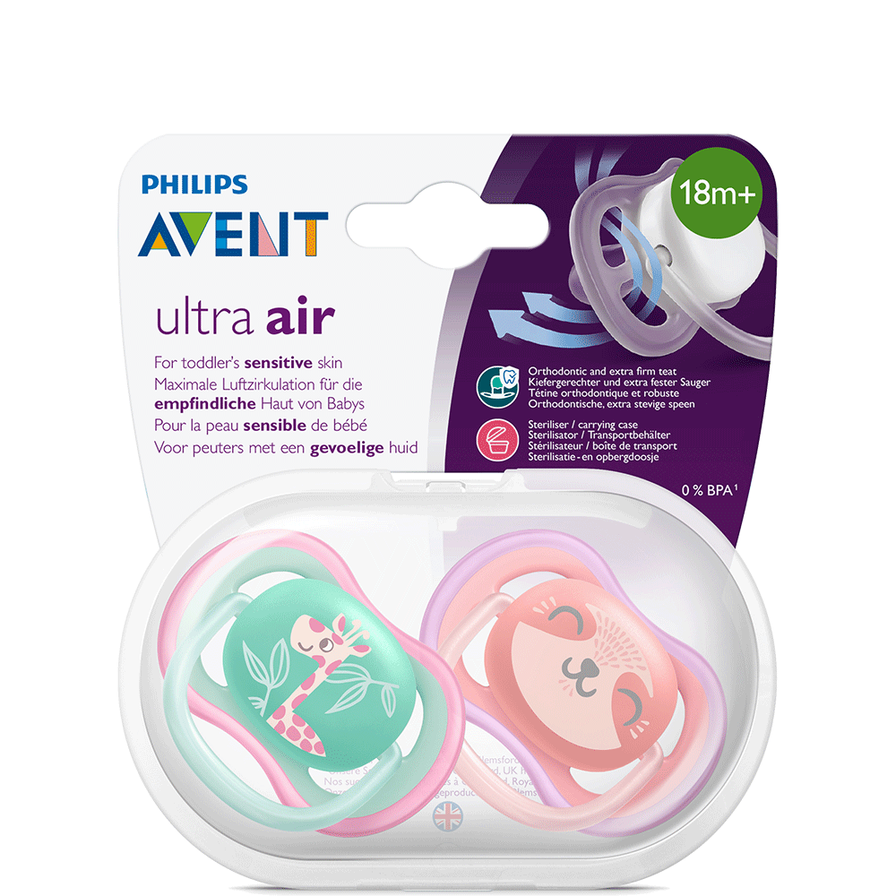 Bild: PHILIPS AVENT Ultra Air Schnuller 18M+ 