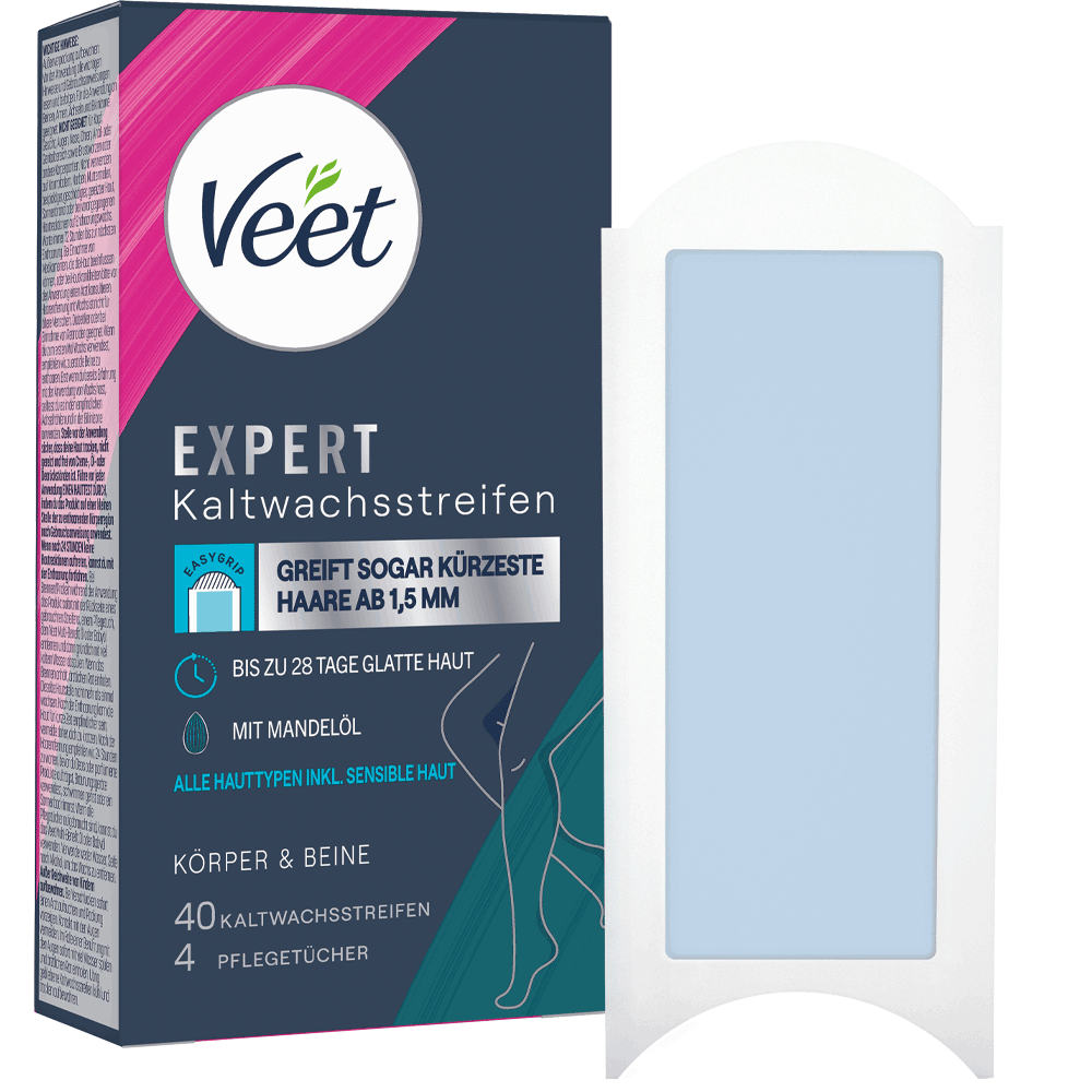 Bild: Veet Expert Kaltwachsstreifen für die Beine 