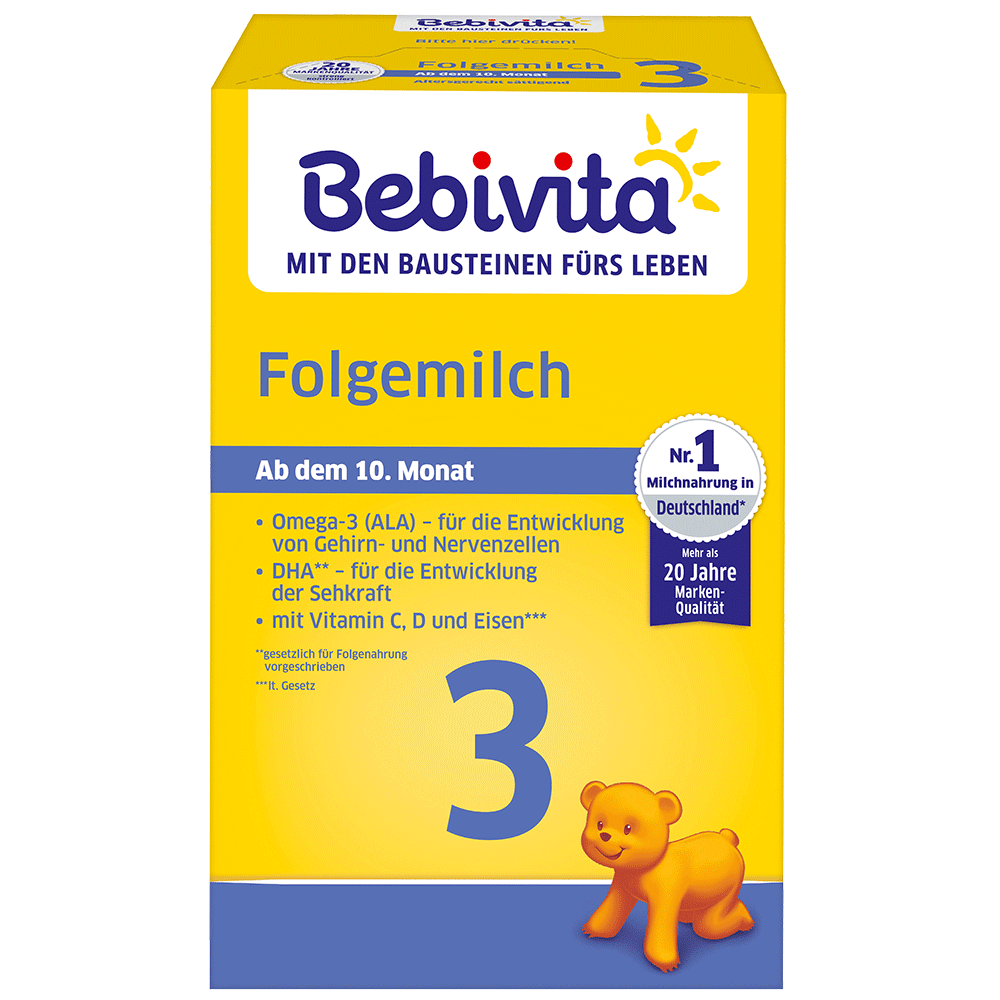 Bild: Bebivita 3 Folgemilch 