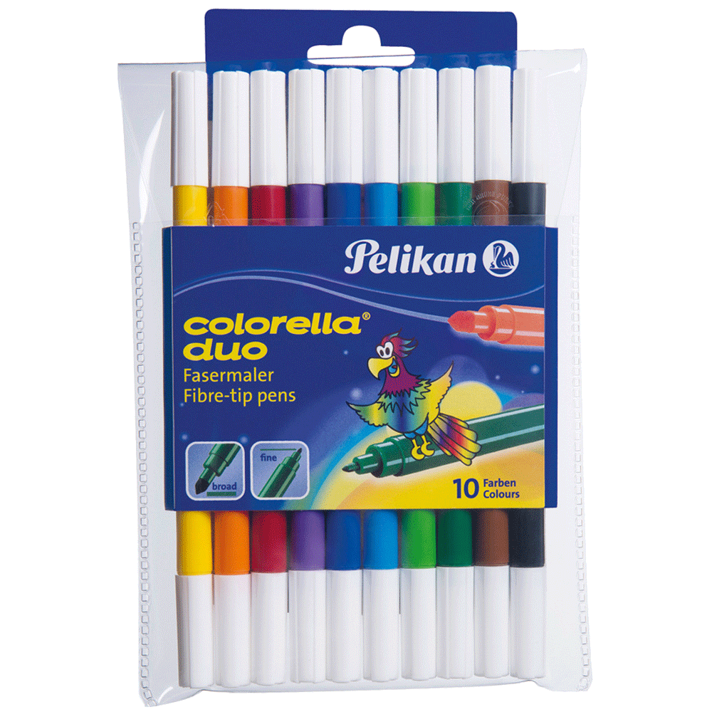 Bild: Pelikan Fasermaler Colorella Duo 