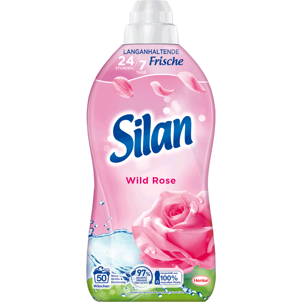 Bild: Silan Weichspüler Wild Rose 