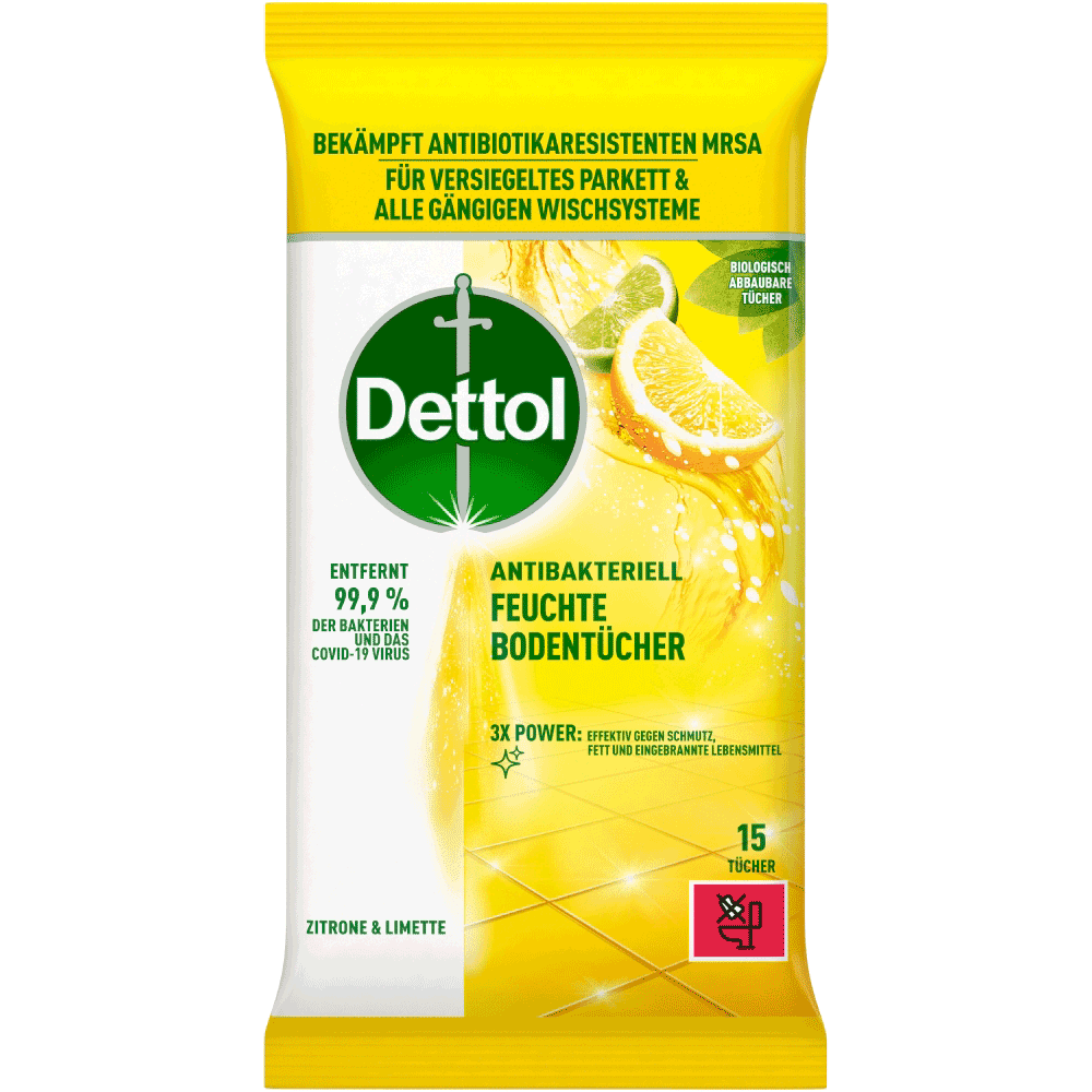 Bild: Dettol Feuchte Bodenreinigungstücher 