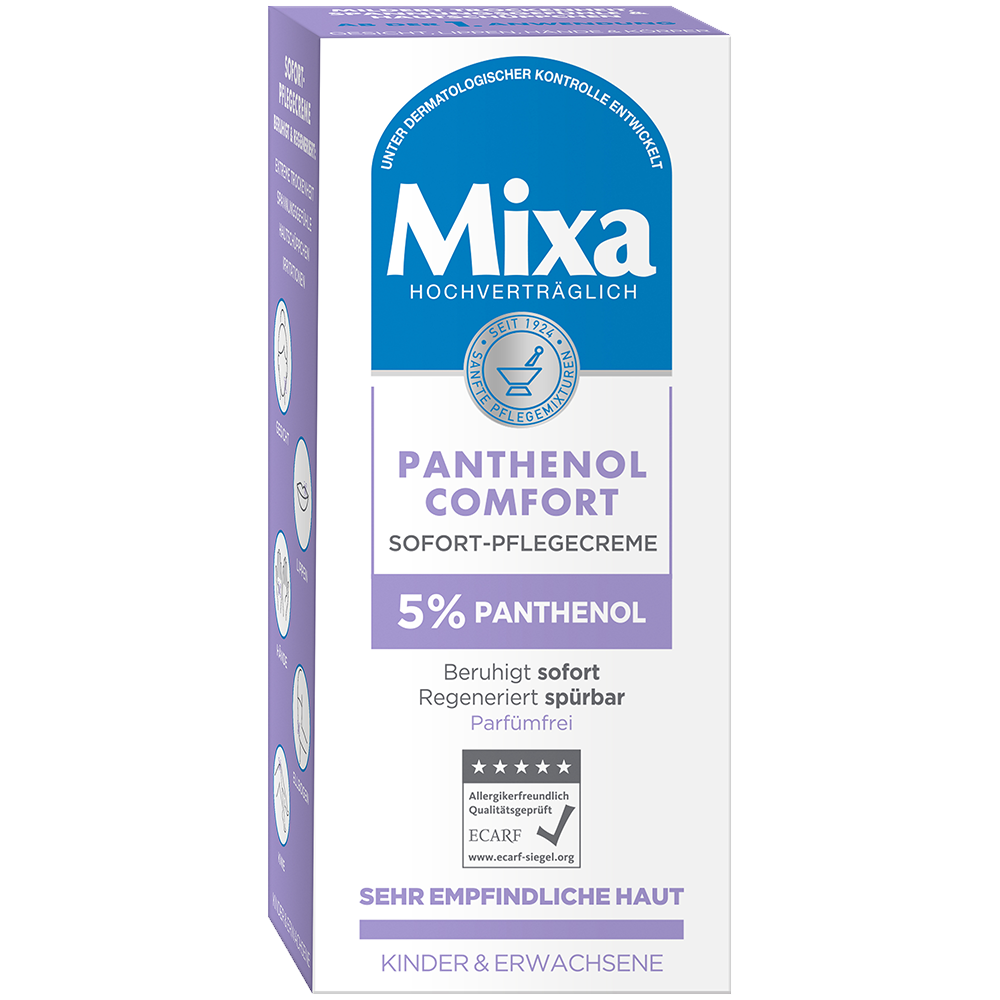 Bild: Mixa Panthenol Comfort Sofort Pflegecreme 