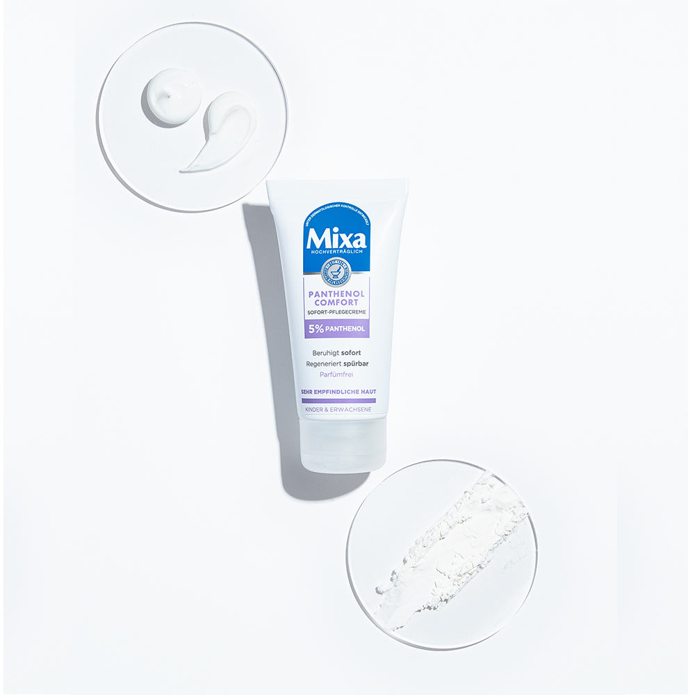 Bild: Mixa Panthenol Comfort Sofort Pflegecreme 