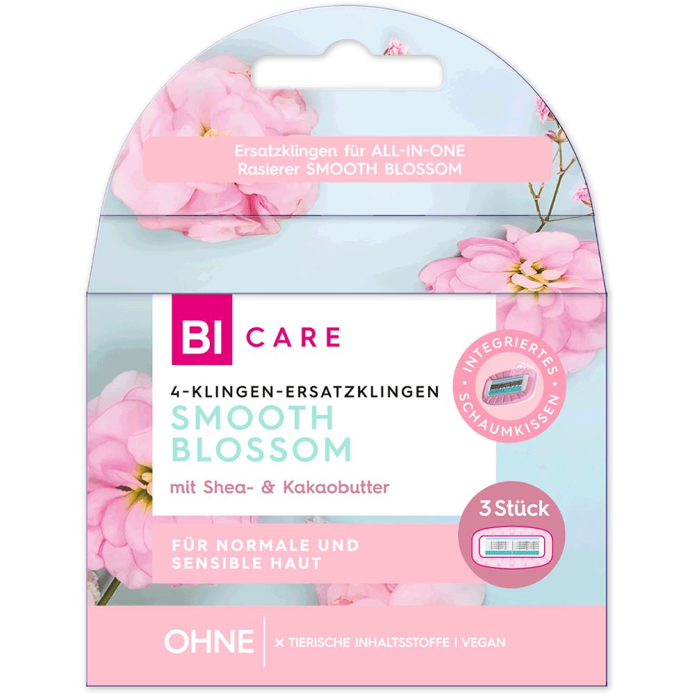 Bild: BI CARE Ersatzklingen Smooth Blossom 