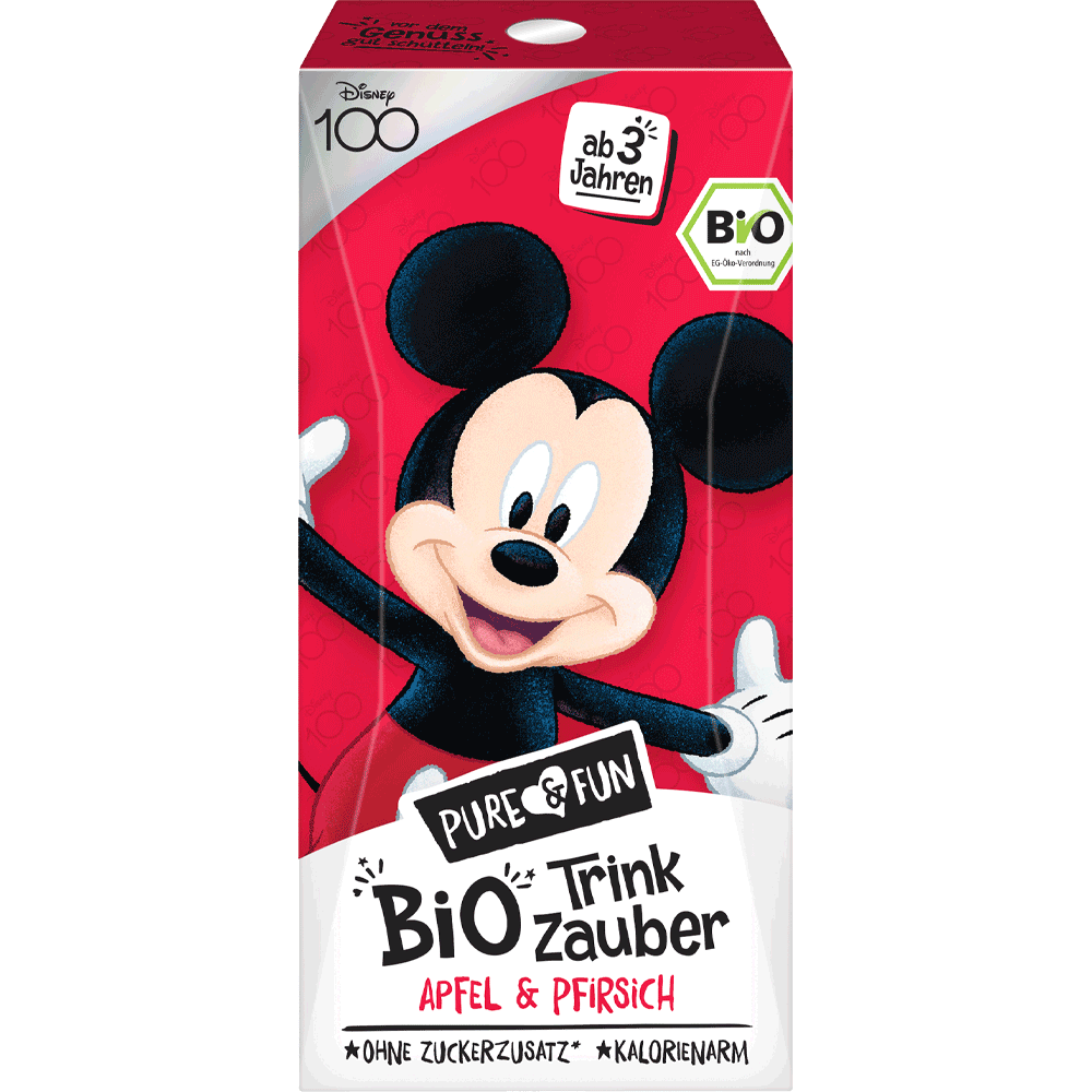 Bild: Pure & Fun Disney Bio Trink Zauber Apfel & Pfirsich 