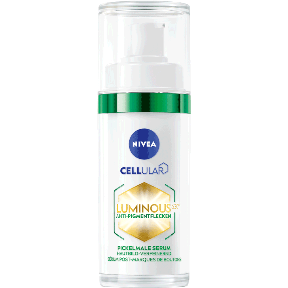 Bild: NIVEA Cellular Luminous 630° Anti-Pigmentflecken Pickelmale Serum 