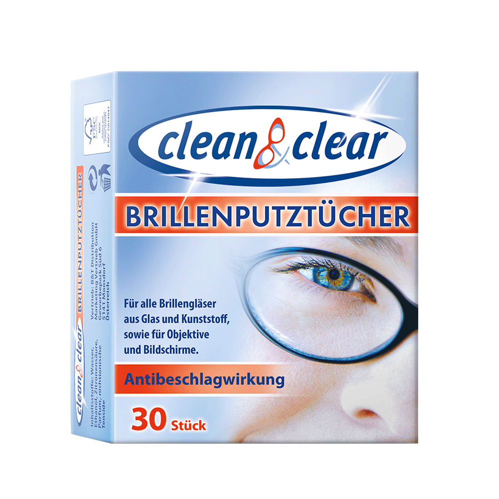 Bild: Clean & Clear Brillenputztücher 