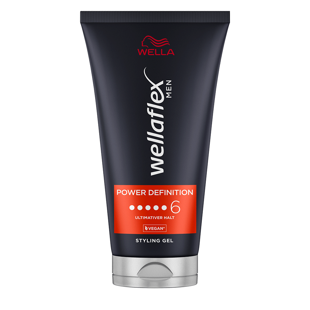 Bild: WELLA wellaflex Men Styling Gel Power Definition Ultimativer Halt 