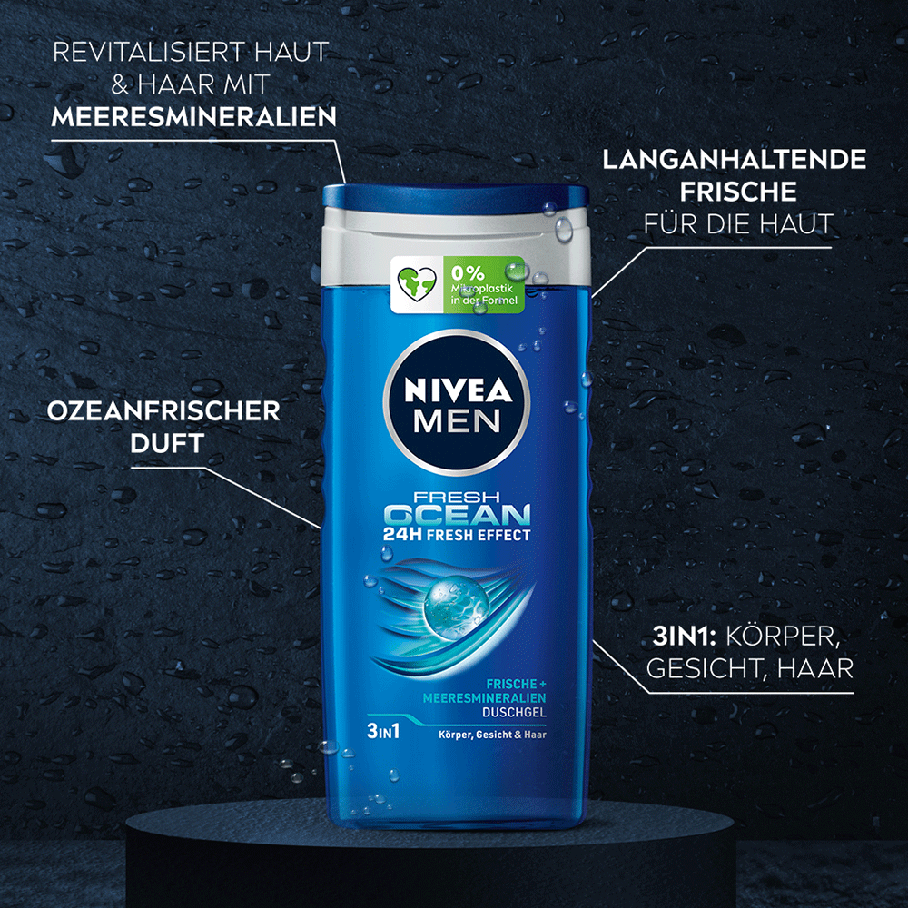 Bild: NIVEA MEN Duschgel Fresh Ocean 