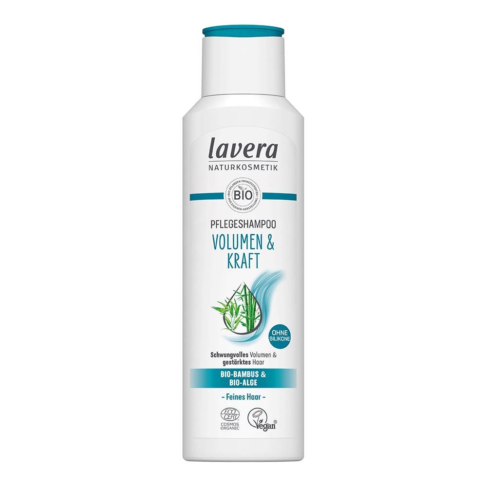 Bild: lavera Pflegeshampoo Volumen & Kraft 