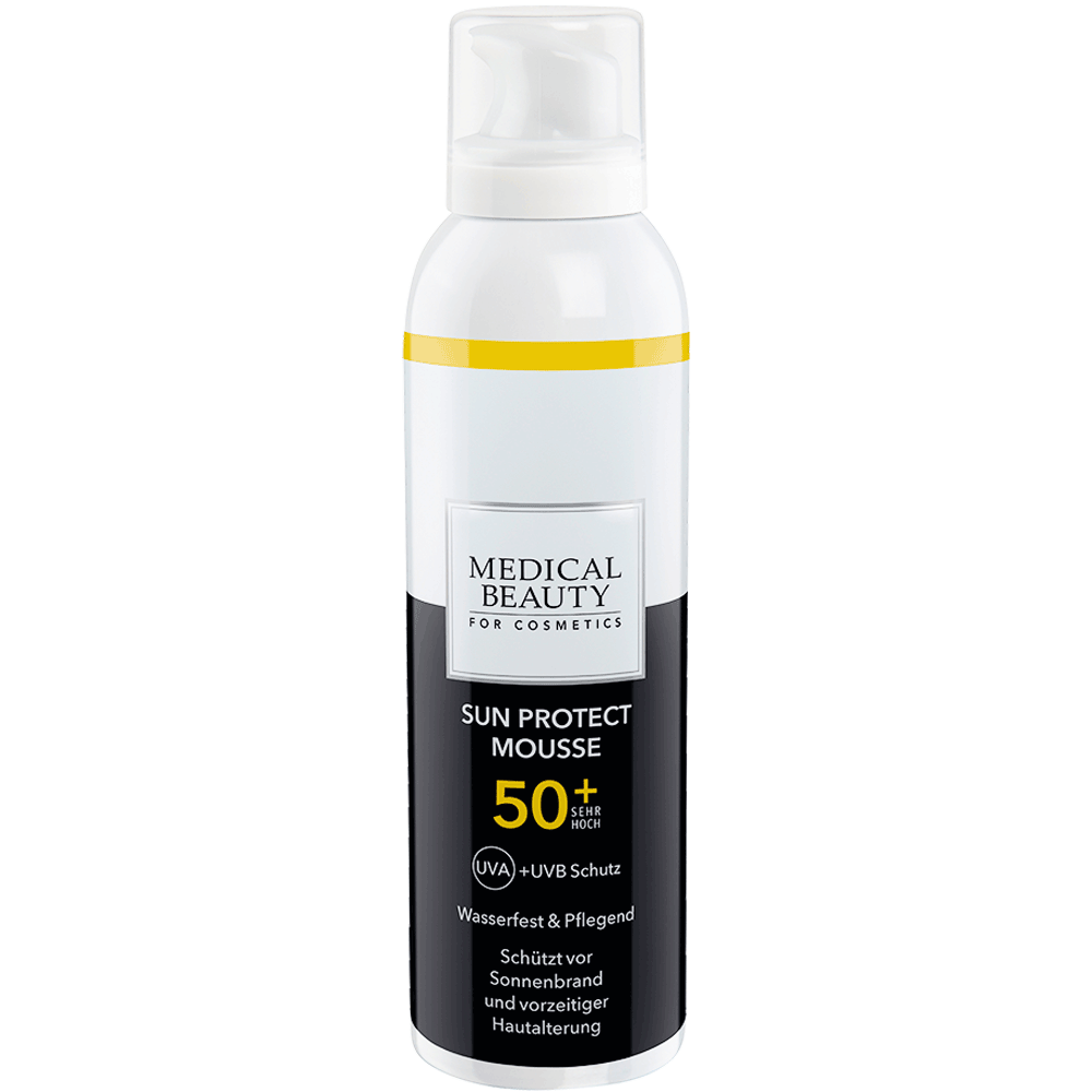 Bild: MEDICAL BEAUTY for Cosmetics Sun protect mousse 50 