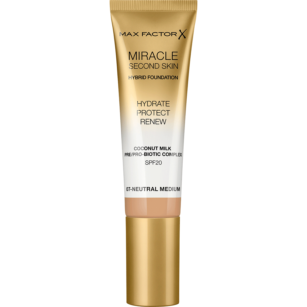 Bild: MAX FACTOR Miracle Second Skin Hybrid Foundation neutral medium