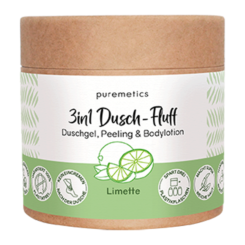 Bild: puremetics 3in1 Dusch Fluff Limette 