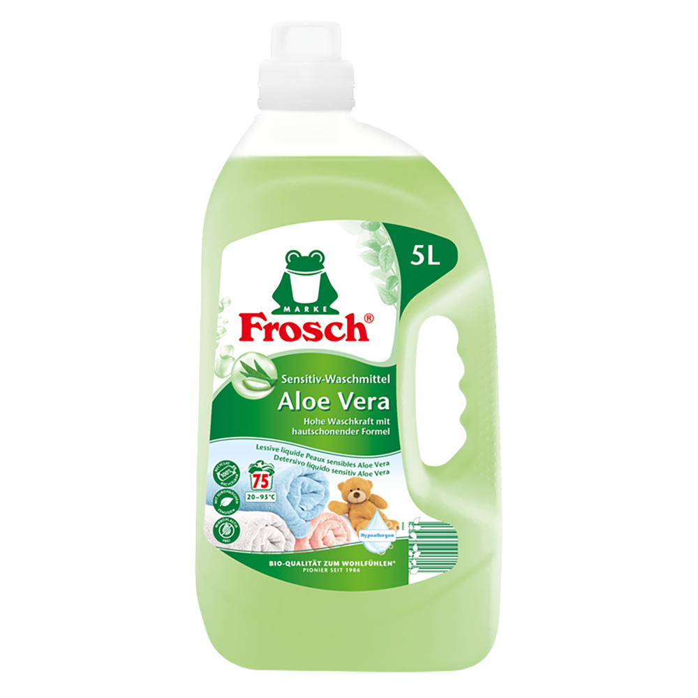 Bild: Frosch Waschmittel Sensitiv Aloe Vera 