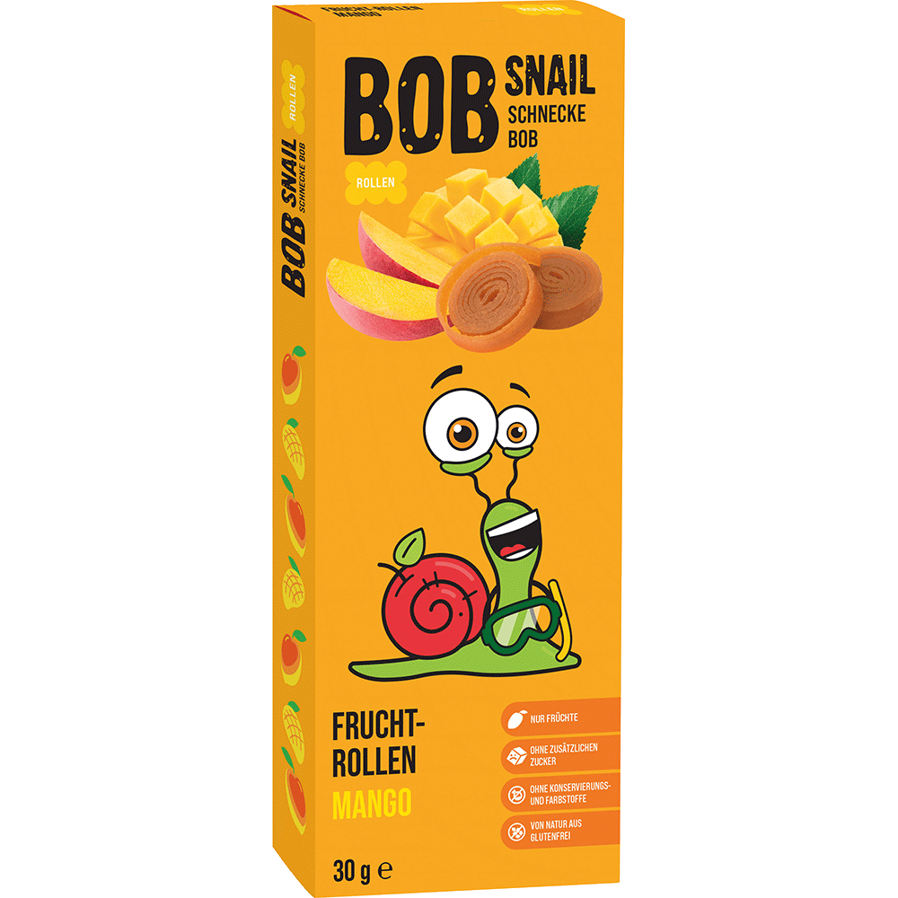 Bild: BOB Snail Fruchtrollen Mango 