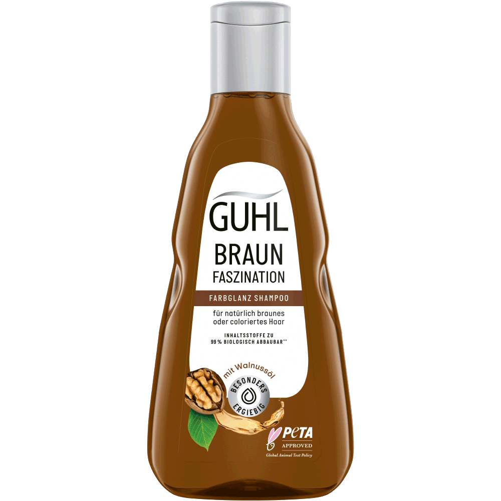 Bild: GUHL Farbglanz Braun Shampoo 