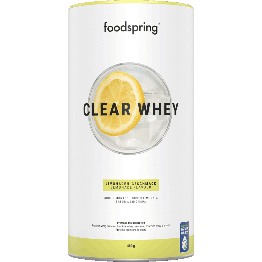 Bild: foodspring Clear Whey Limonaden Geschmack 