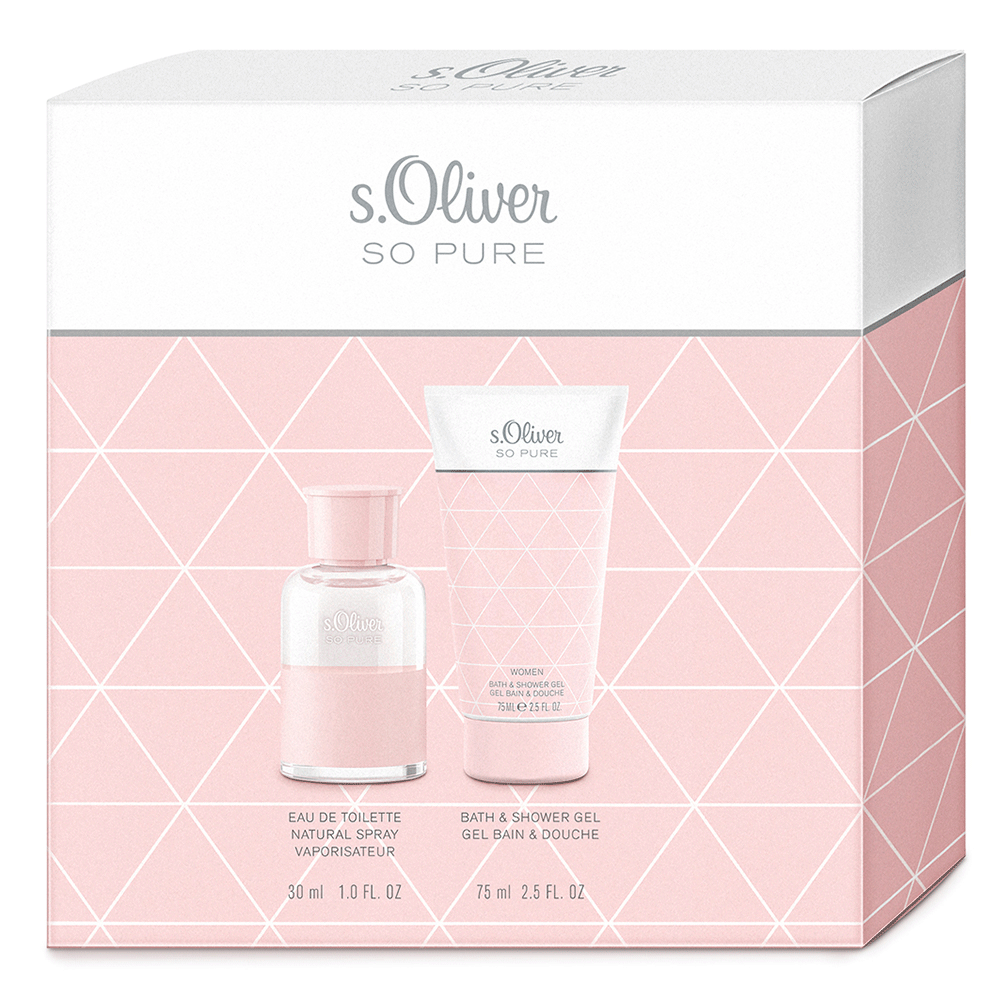 Bild: s.Oliver So Pure Women Geschenkset Eau de Toilette 30 ml + Duschgel 75 ml 