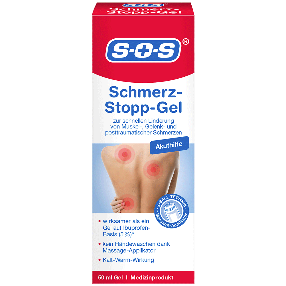 Bild: SOS Schmerzen Stopp Gel 