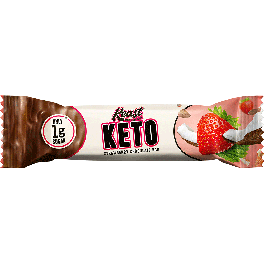 Bild: KETO Strawberry Chocolate Riegel 