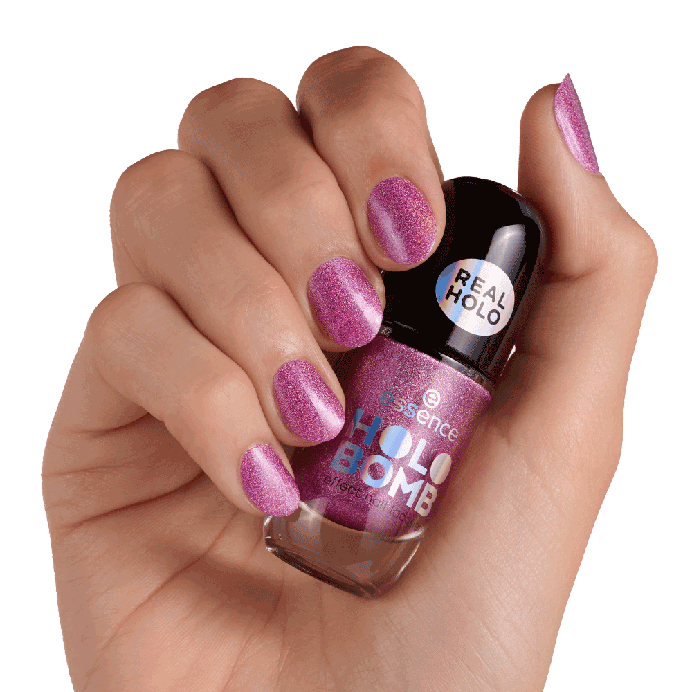 Bild: essence Nagellack Holo Bomb holo moly