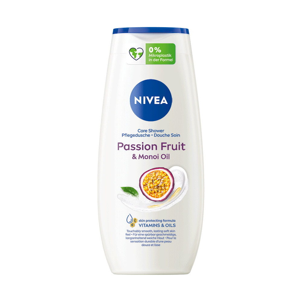 Bild: NIVEA Pflegedusche Passionsfrucht und Monoi Öl 