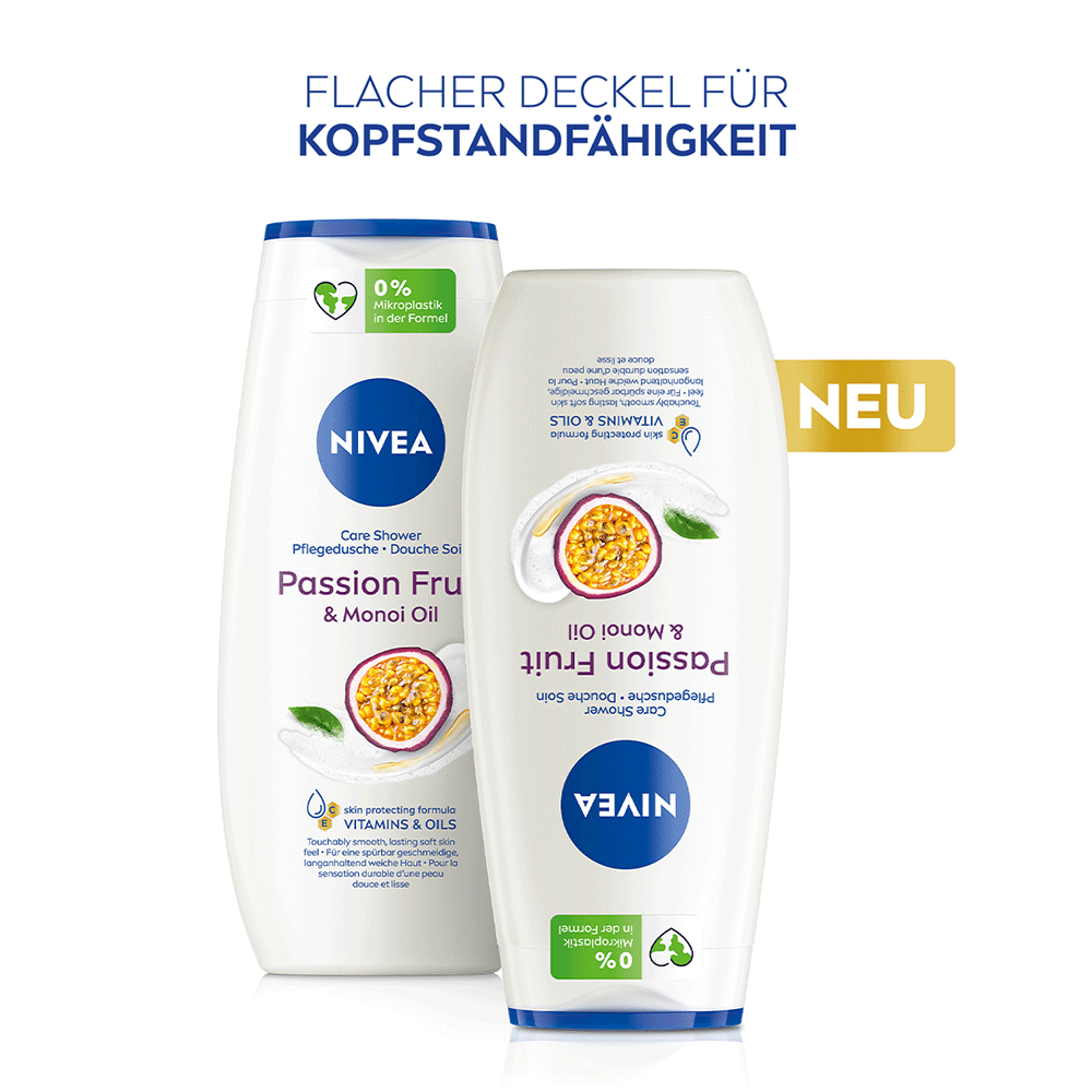 Bild: NIVEA Pflegedusche Passionsfrucht und Monoi Öl 