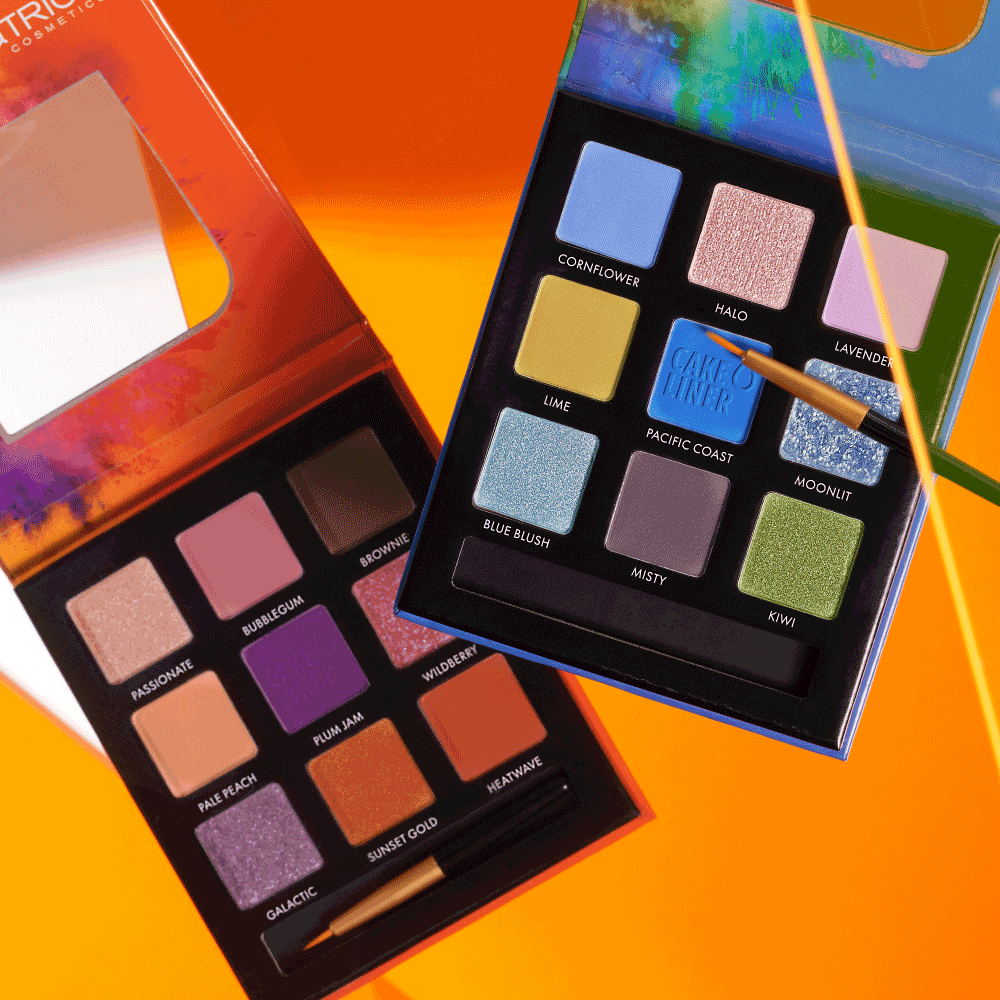 Bild: Catrice Colour Blast Eyeshadow Palette blue meets lime