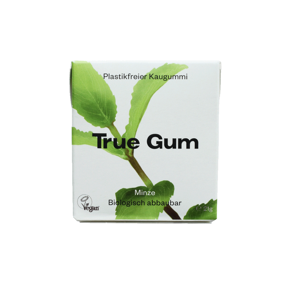 Bild: True Gum Kaugummi Minze 